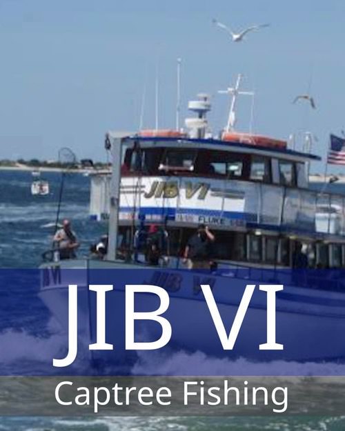 The JIB VI fishing boat on the ocean near Captree